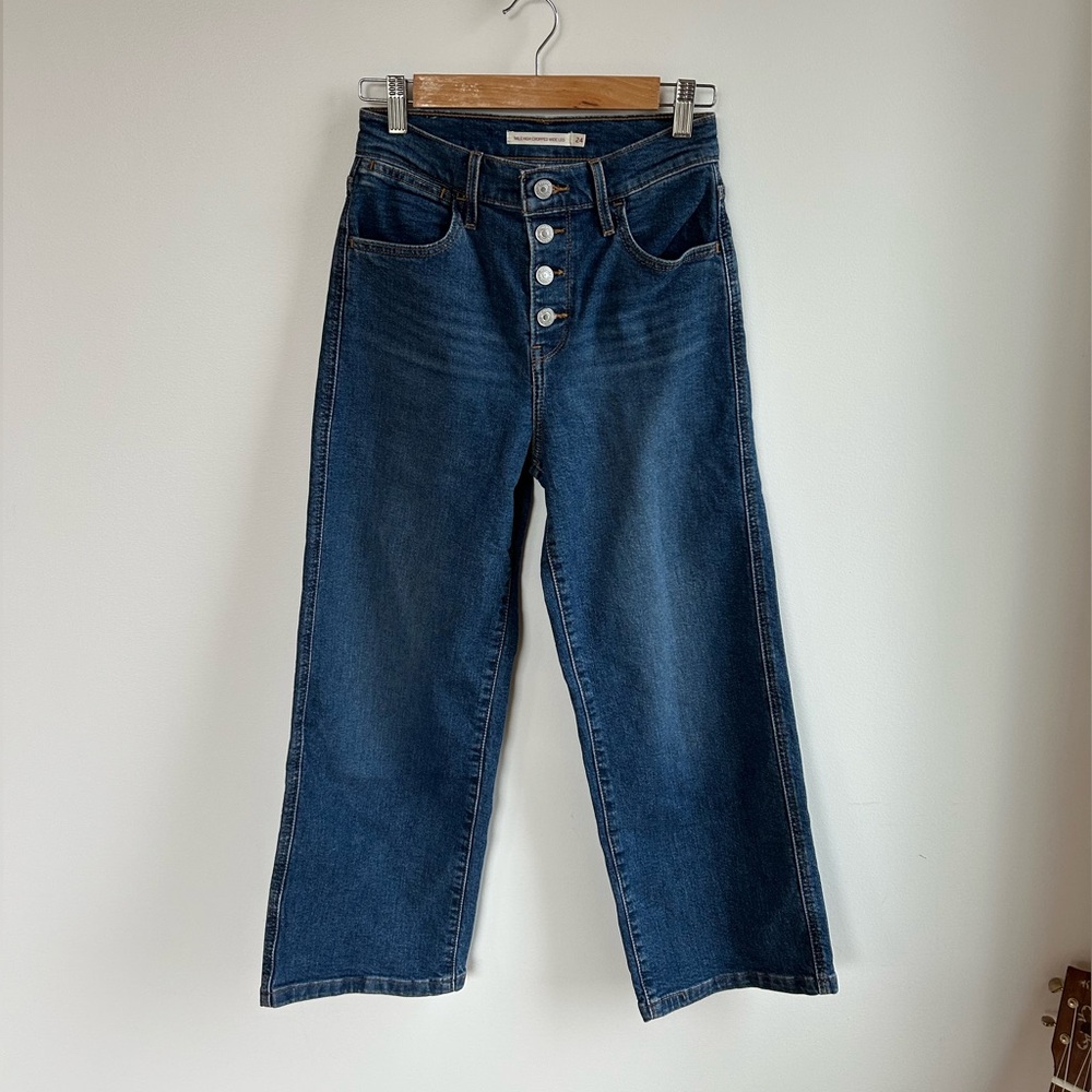 Levi’s Mile High Wide Leg Crop Jeans 24-25